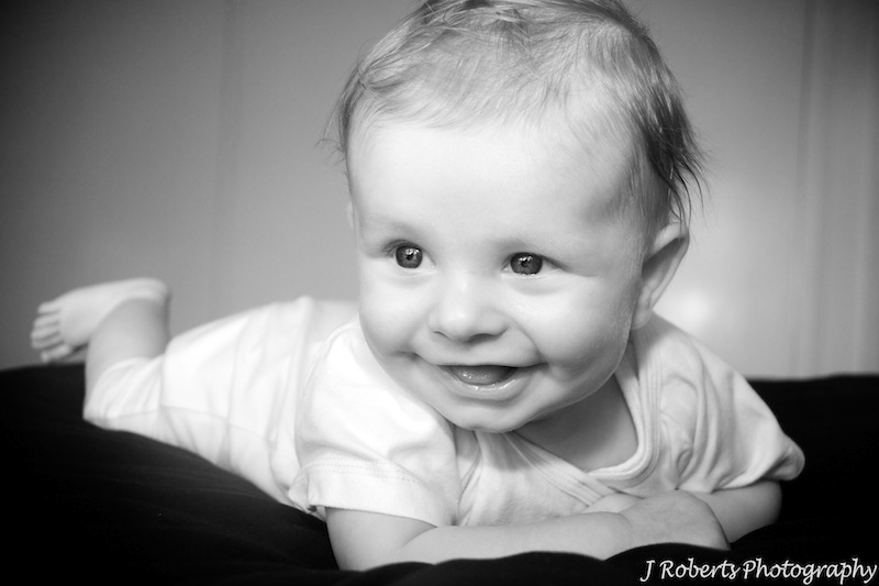 B&W Baby Photography - Baby Portrait Photography
